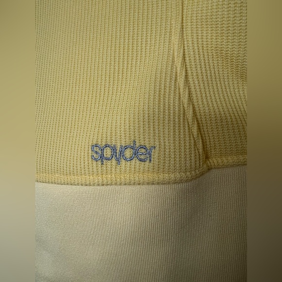 Acid yellow Spyder women Small hoodie  in Brand new condition - Picture 8 of 10